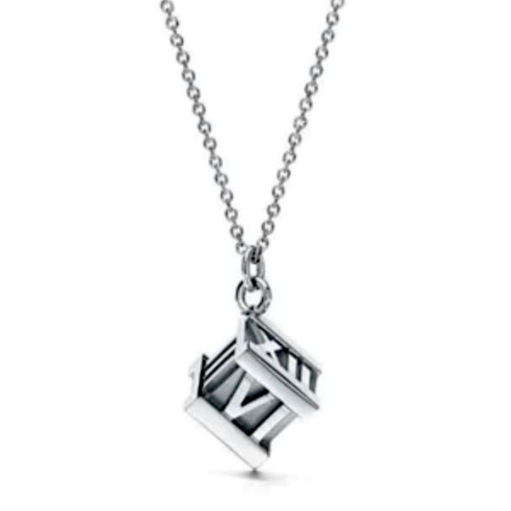 Tiffany and Company, Atlas cube necklace (Sterling silver)